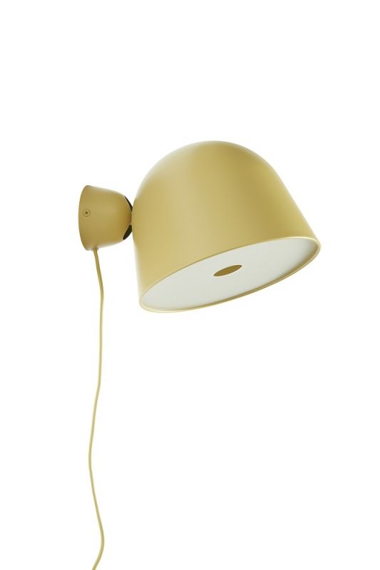 Kuppi Wall Lamp Wall Lamp Woud yellow